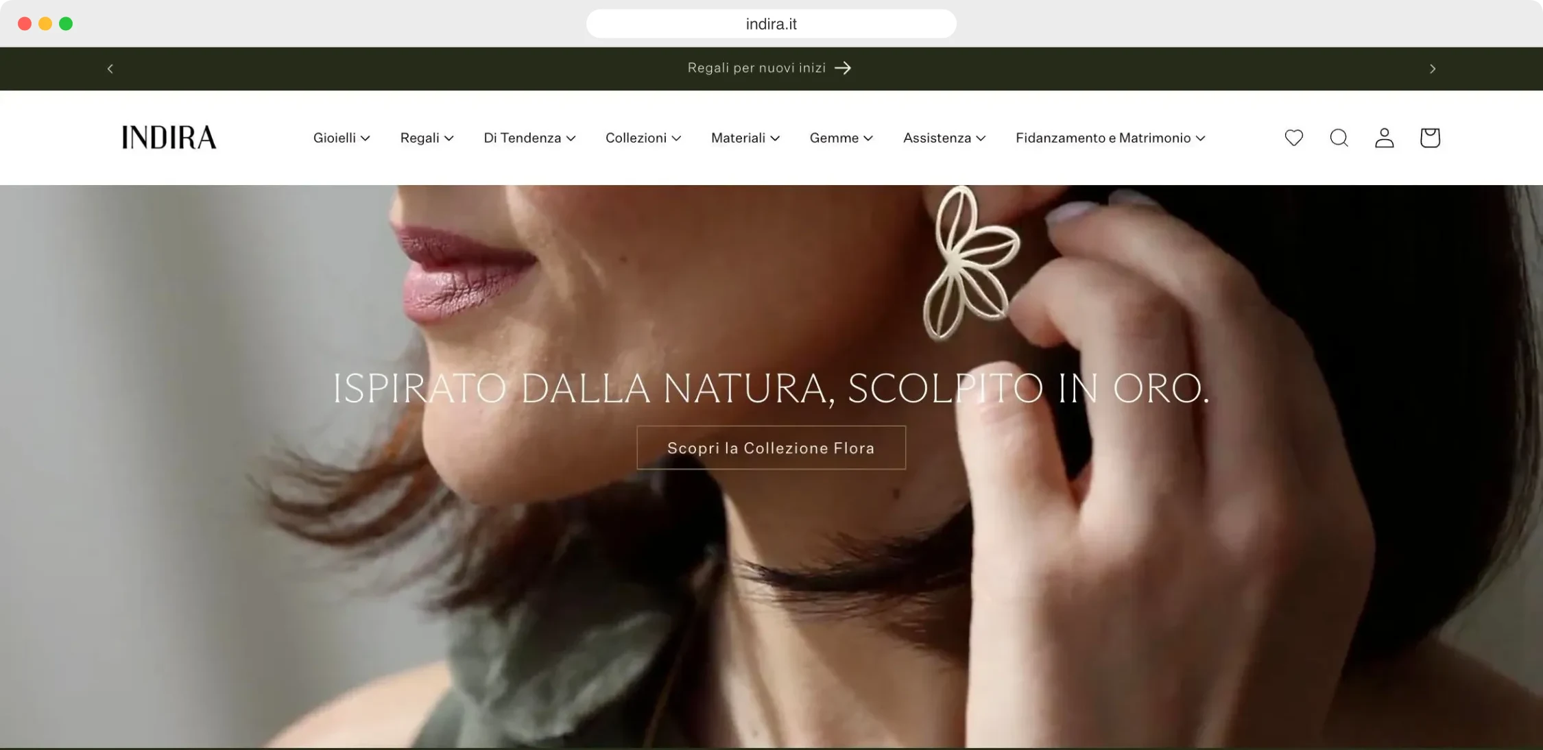 The same store running in Romanian, French and Italian, translated by Opvelo (indira.it)
